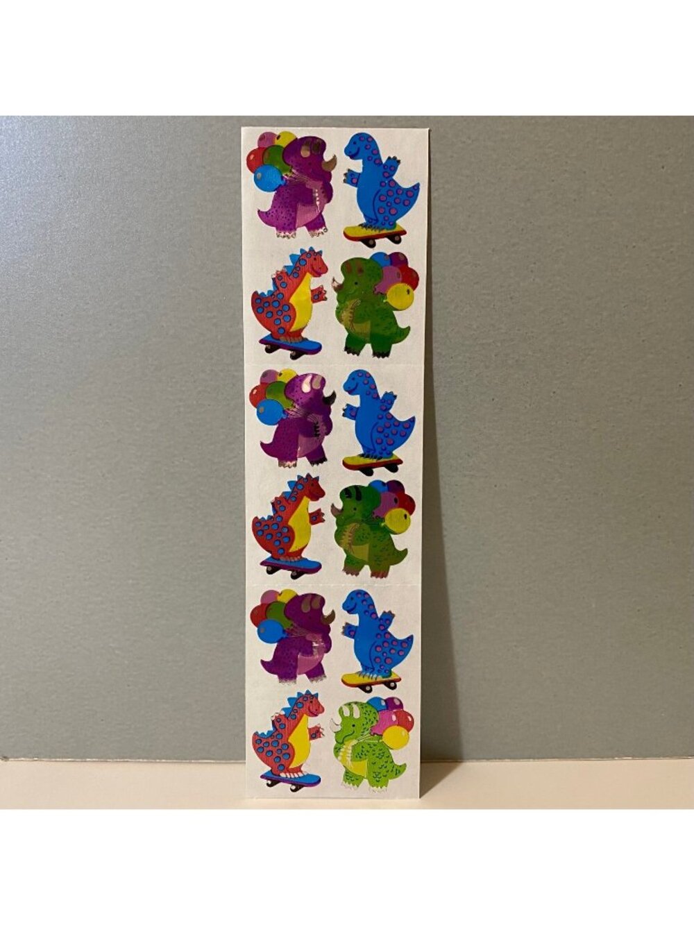 Vintage Sandylion Dinosaur Skateboard Party Stickers